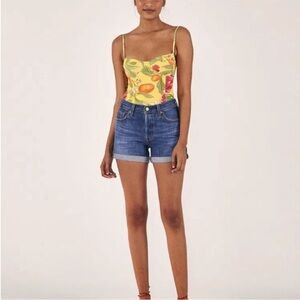 Farm Rio Fruit Lovers Bodysuit Worn Once